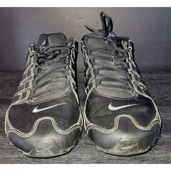 Nike Mens Shox NZ Running Shoes 378341-090 Triple Black Sneakers Size 13 ? main image 5